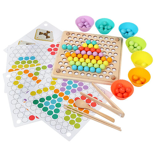 Universal Jouet en bois, entrainement du cerveau, perles, puzzle board, jeux de maths, jouets éducatifs précoces pour bébés.