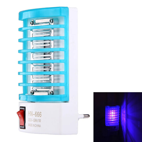 Wewoo Anti Moustique Répulsifs bleu 1W efficace 4-LED Killer lampe de nuit, prise de l'UE, AC 220V