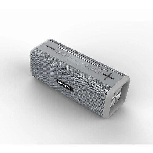 Universal Haut-parleur Bluetooth sans fil étanche Subwoofer extérieur haute puissance Antenne externe TWS Interphone avec FM TF | Gris(Gris)