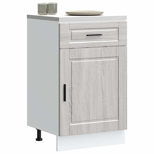 vidaXL Armoire de cuisine Porto sonoma gris bois d'ingénierie