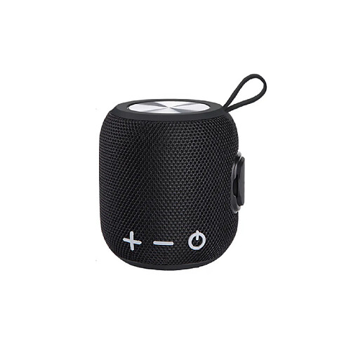 Universal Mini haut-parleur Bluetooth portable noir haut-parleur de basse sans fil bruyant extérieur 360 degrés HD son surround riche basse stéréo pour les utilisateurs à la maison haut-parleurs extérieurs