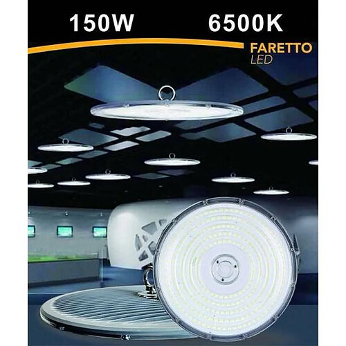 Tradex INDUSTRIAL LED SPOTLIGHT 150W UFO REFLECTOR LAMP IP65 COLD LIGHT HE02-150W