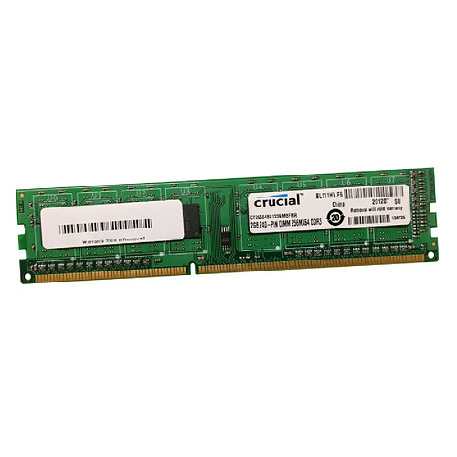 2Go RAM Crucial CT25664BA1339.M8FMR DDR3 PC3-10600U 1333Mhz 1.5v 240-Pin CL9 · Occasion