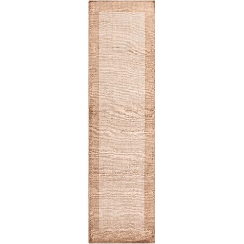 Vidal Tapis de couloir en laine 300x81 brun Darya