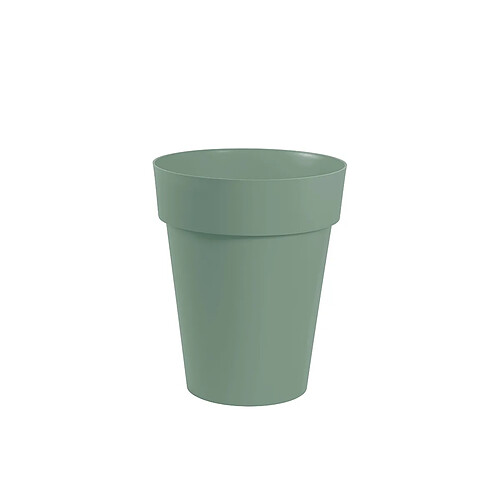 Pot de fleurs en plastique Toscane vert laurier - Ø 44 cm - Eda