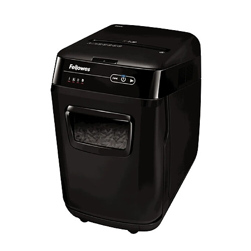 Fellowes AutoMax 200C Destructeur automatique de papier à particules - Alimentation automatique 200 feuilles - Fente manuelle 10 feuilles - 32L