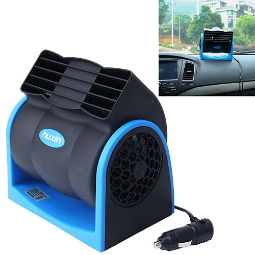 Wewoo HX-T302 DC 24V 7W Portable Véhicule De Voiture Camion De Refroidissement Air Ventilateur Réglable À Faible Bruit Silencieux Refroidisseur 2 Vitesses