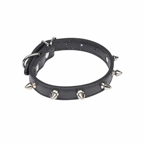 Paris Prix Collier Fantaisie pour Chien Pics 35cm Noir