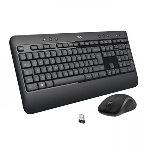 Combo clavier et souris sans fil - Logitech - MK540 - Noir