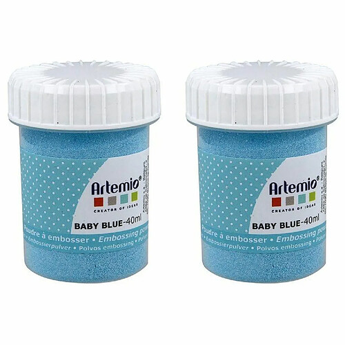 Artemio Poudre à embosser 80 ml - Bleu clair