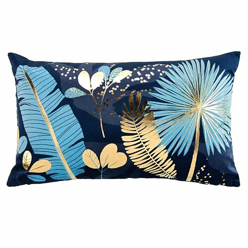 Paris Prix Housse de Coussin Déco Prusseor 30x50cm Bleu