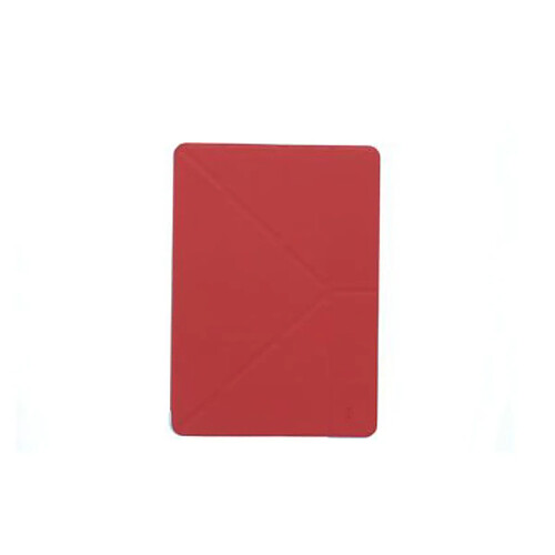 MW Étui pour iPad Mini 7.9 2015 Folio Slim Fonction Stand Multi-positions Rouge