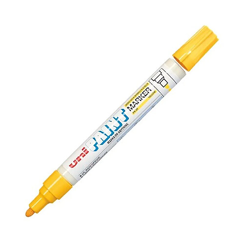 Uniball Marqueur paint marker Uni-Ball pointe ogive 2,5 à 2,8 mm jaune