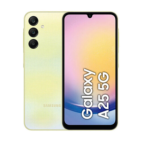 Samsung Galaxy A25 5G 6 Go/128 Go Jaune (Personality Yellow) Double SIM SM-A256B