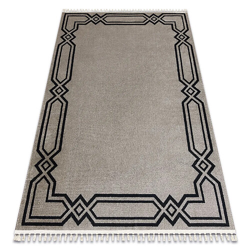 RUGSX Tapis AMOUR 53071A beige - Cadre, moderne, élégant 196x290 cm