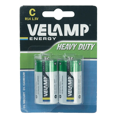 VELAMP Pile 1/2 Torche R14 C saline