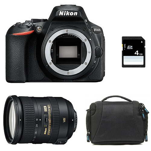 PACK NIKON D5600 + 18-200 VR + Sac + SD 4Go