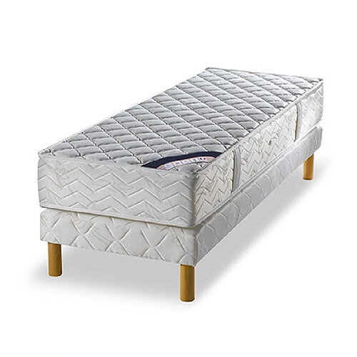 Mes Ensemble matelas ressorts ensachés - grand confort ferme 80x190cm + sommier