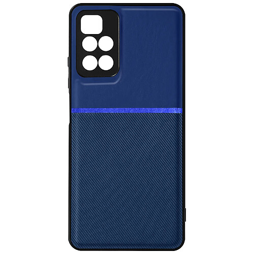 Avizar Coque pour Xiaomi Redmi 10 et 10 2022 rigide avec contour souple antichoc Bleu