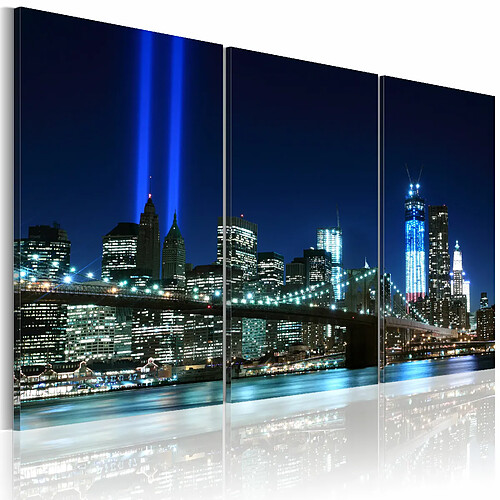 Artgeist Tableau - Lumières bleues à New York [60x40]