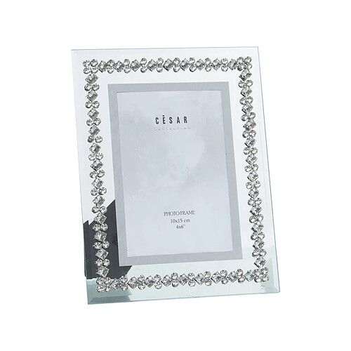 Cadre photo Alexandra House Living Gris Verre 18 x 23 x 2 cm