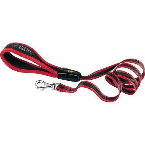 FERPLAST Ergocomfort G15/120 - laisse pour chien, rouge