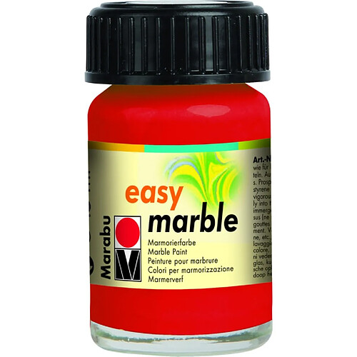 Marabu Peinture à marbrer 'Easy Marble', 15 ml, rouge cerise ()