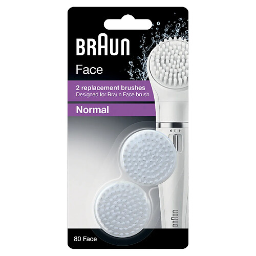 Braun Recharge Brosse Visage Face x2