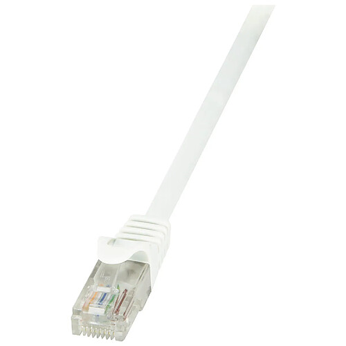 LogiLink Câble patch EconLine, Cat. 6, U/UTP, 20 m, blanc ()