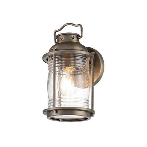 Elstead Lighting Applique murale extérieur Kichler Aluminium,laiton,verre grainé transparent Bronze bruni