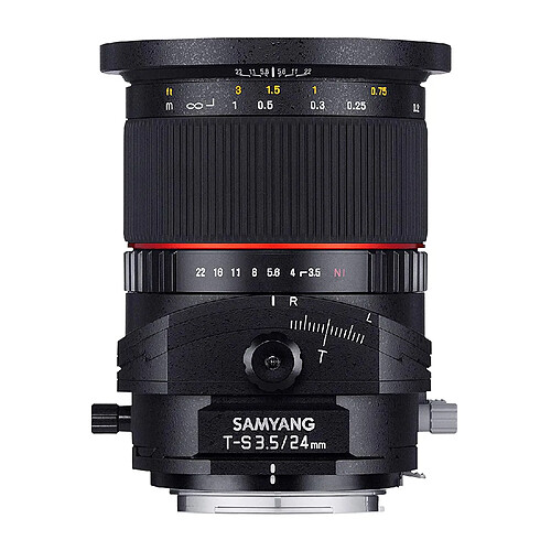 SAMYANG 1110910101 f3,5 t/s objectif 24 mm pour fuji x