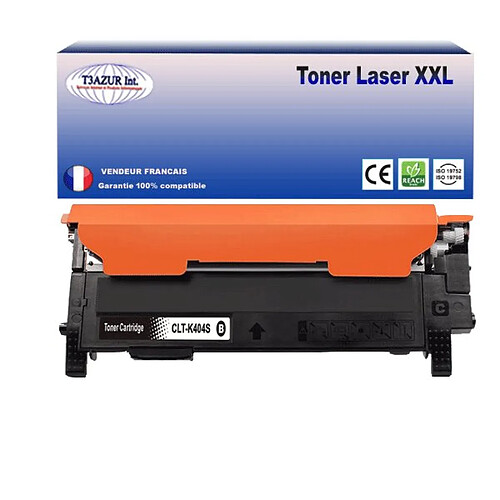 Toner compatible avec Samsung CLT-K404 pour Samsung XPress C483W - Noire -1 500 pages - T3AZUR