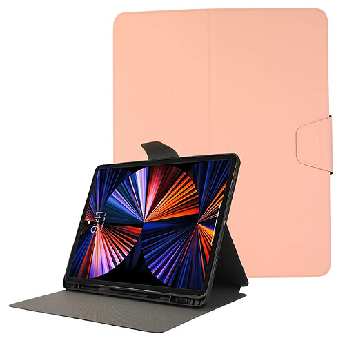 Etui en PU avec support et porte-stylo or pour votre Apple iPad Pro 12.9 pouces (2021)