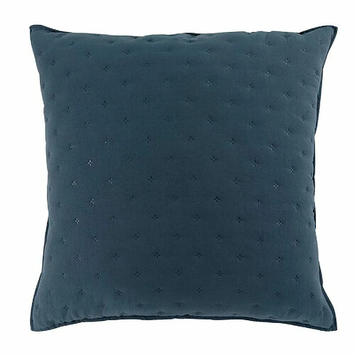 Paris Prix Housse de Coussin Mellow 60x60cm Bleu & Blanc