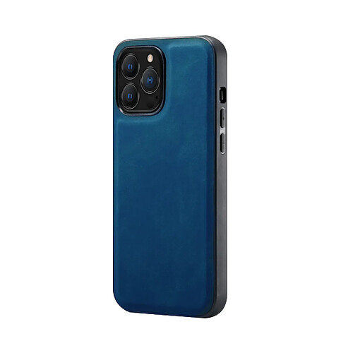 PHONECARE Coque MagneticLeather pour Apple iPhone 14 Pro Max - Bleu