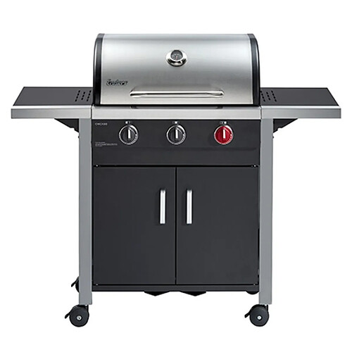 Barbecue à gaz Chicago 3 R TURBO - ENDERS - 3 brûleurs dont 1 brûleur turbo zone - Surface de cuisson 60 x 42