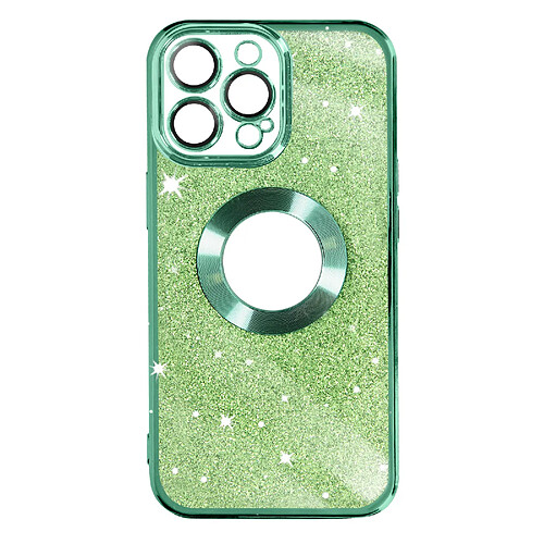 Avizar Coque iPhone 14 Pro Max Paillette Vert