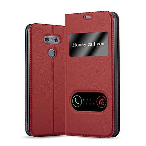 Cadorabo Coque LG G6 Etui en Rouge