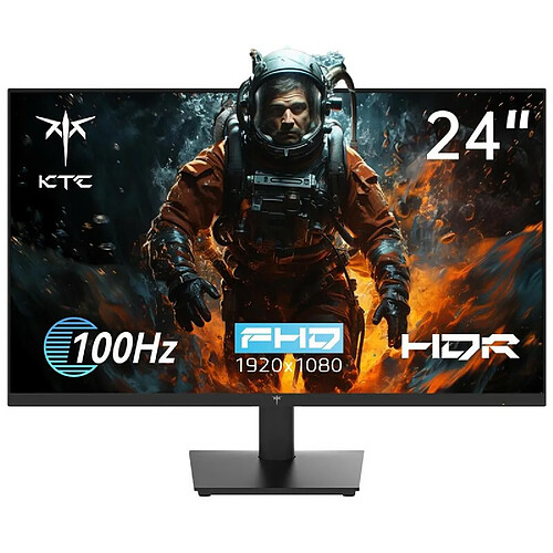 Moniteur de jeu KTC H24V13 23,8 pouces, panneau VA à taux de rafraîchissement élevé 1920 x 1080 16:9 100 Hz