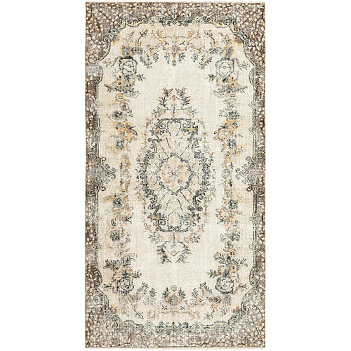 Vidal Tapis de laine 208x112 beige Ultra Vintage