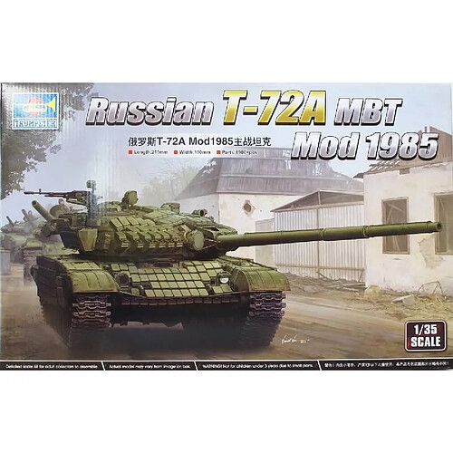 Trumpeter Maquette Char Russian T-72a Mbt Mod1985