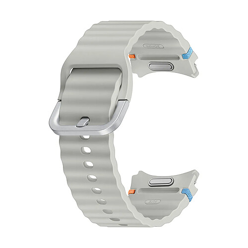 Samsung Bracelet pour Samsung Galaxy Watch 20mm Édition Sport en Silicone Gris clair