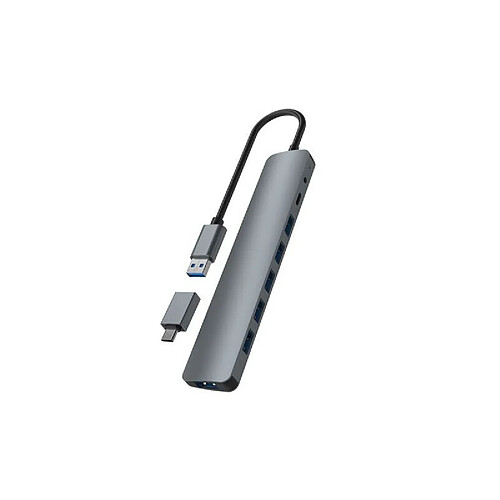 TNB Hub T n b USB A vers 7 USB A 3.0 Aluminium