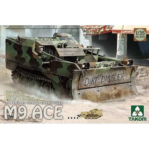 Takom Maquette Véhicule U.s Armored Combat Earthmover M9 Ace