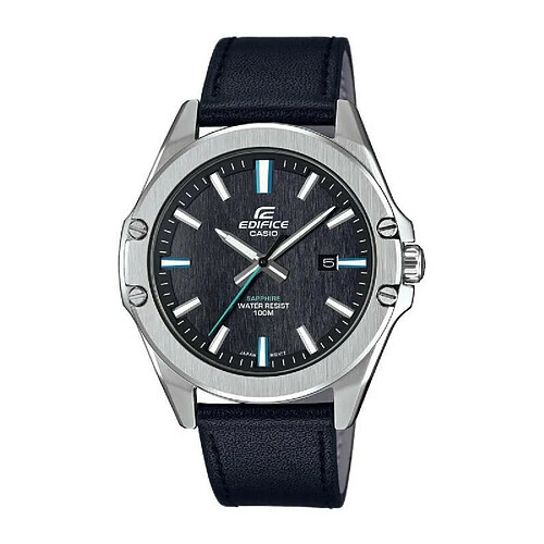 CONVIVIA Montre Edifice - CASIO - Cuir noir