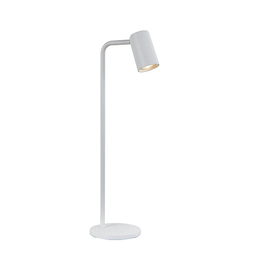 Inspired Lampe de table haute Sal avec interrupteur intégré 1 lumière GU10, blanc sable