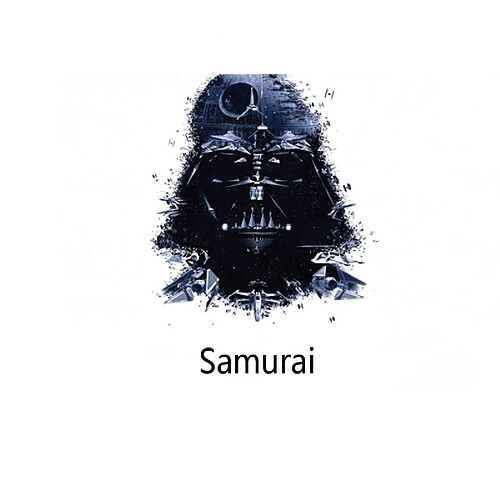 Universal Samurai Black and White Samurai Bluetooth Haut-parleur portable Cartoon Creative Cadeau cadeau Home Party Ordinateur Audio | Subwoofer (Noir)