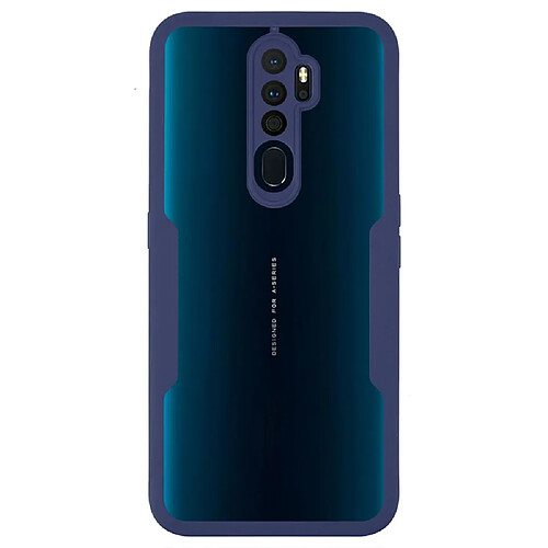 Coque en TPU + acrylique bleu marine pour votre Oppo A5 (2020)/A9 (2020)