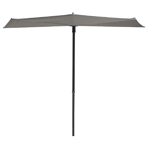 Madison Parasol de balcon Sun Wave 270x150 cm Gris clair