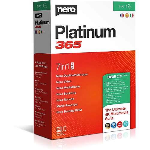 BOITE NERO Platinum 365 Français Espagnol Italien